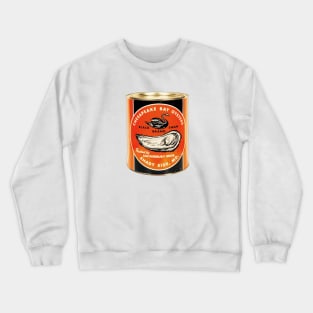 Chesapeake Bay Oysters: Retro advertising Crewneck Sweatshirt